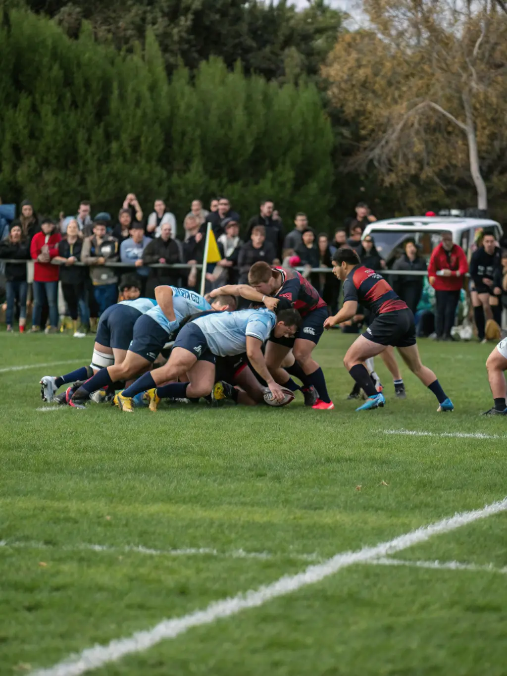 Image of a rugby match organized by USJO UNION SPORTIVE JUILLAC, capturing the intensity and excitement of the competition.